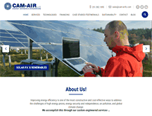 Tablet Screenshot of cam-airllc.com